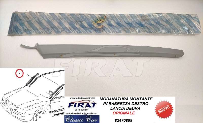 MODANATURA MONTANTE PARABREZZA LANCIA DEDRA DESTRO (82470899)
